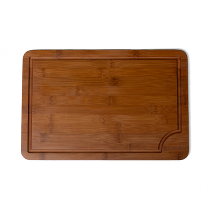 Zenbu Kitchen Bamboo Cutting Board Set – 3-Pack (Dark Bamboo)