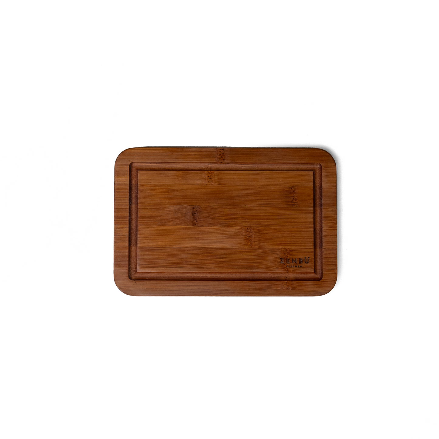 Zenbu Kitchen Bamboo Cutting Board Set – 3-Pack (Dark Bamboo)
